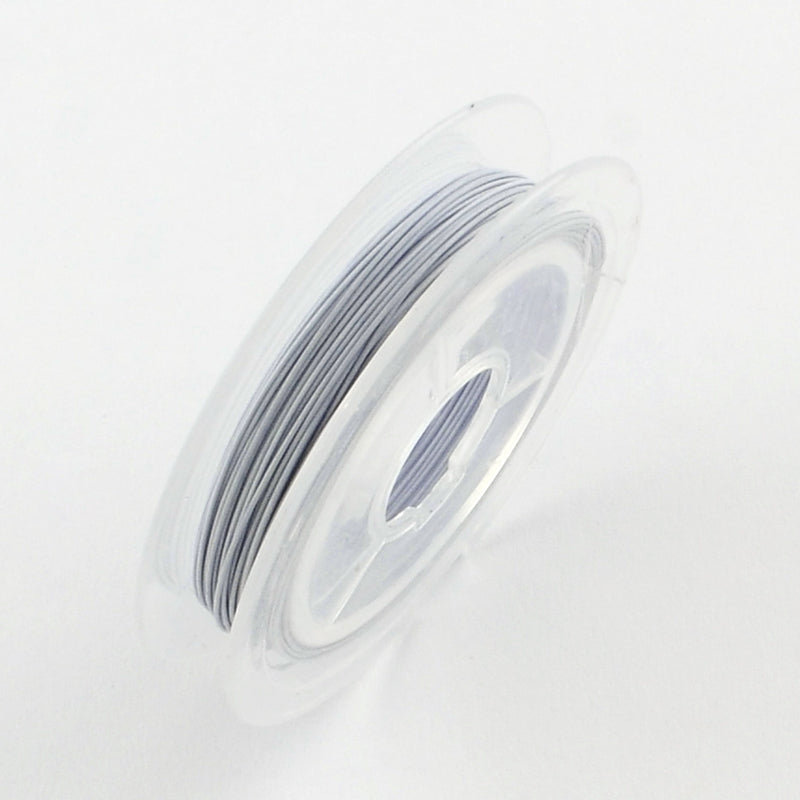 Tigertail, nylon-coated beading wire, 0.45mm, approx. 10m